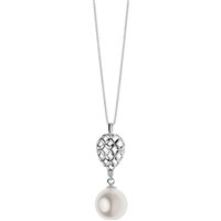 Collana Comete Donna Candore in Oro bianco Perla GLP492